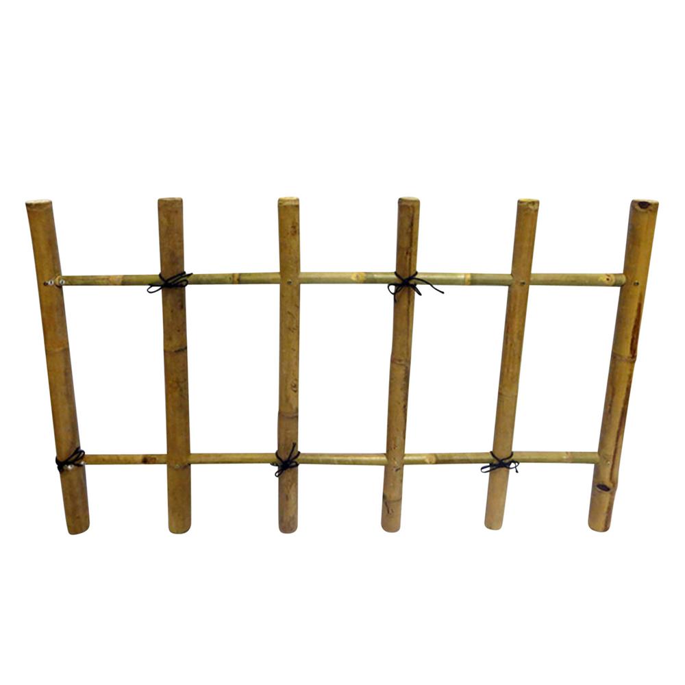 Master Garden Products 36 in. H x 60 in. L Yotsume-Gaki Bamboo ...