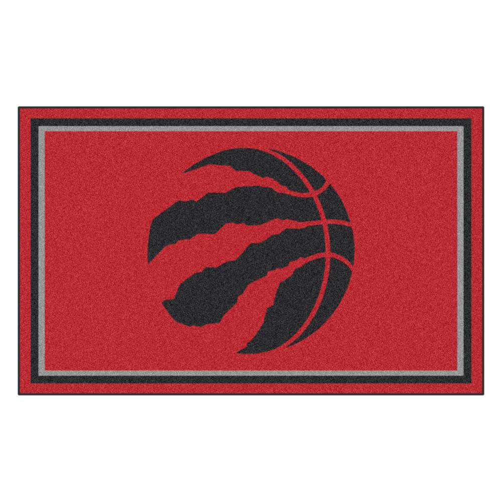 Fanmats Nba Toronto Raptors Red 4 Ft X 6 Area Rug 20445 The Nba Toronto Raptors Red 4 Ft X 6 Area Rug