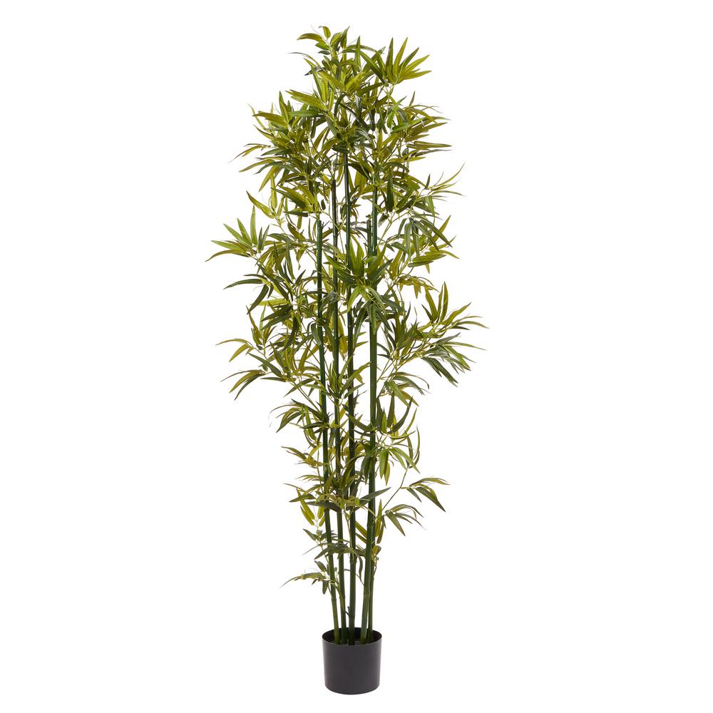 Pure Garden 72 In Artificial Bamboo Plant With Pot Hw1500236 Artificial Bamboo Plant With Pot