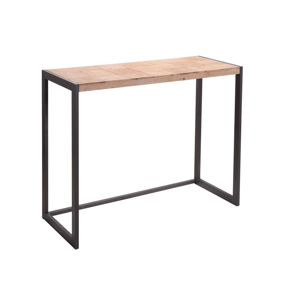 iron console table