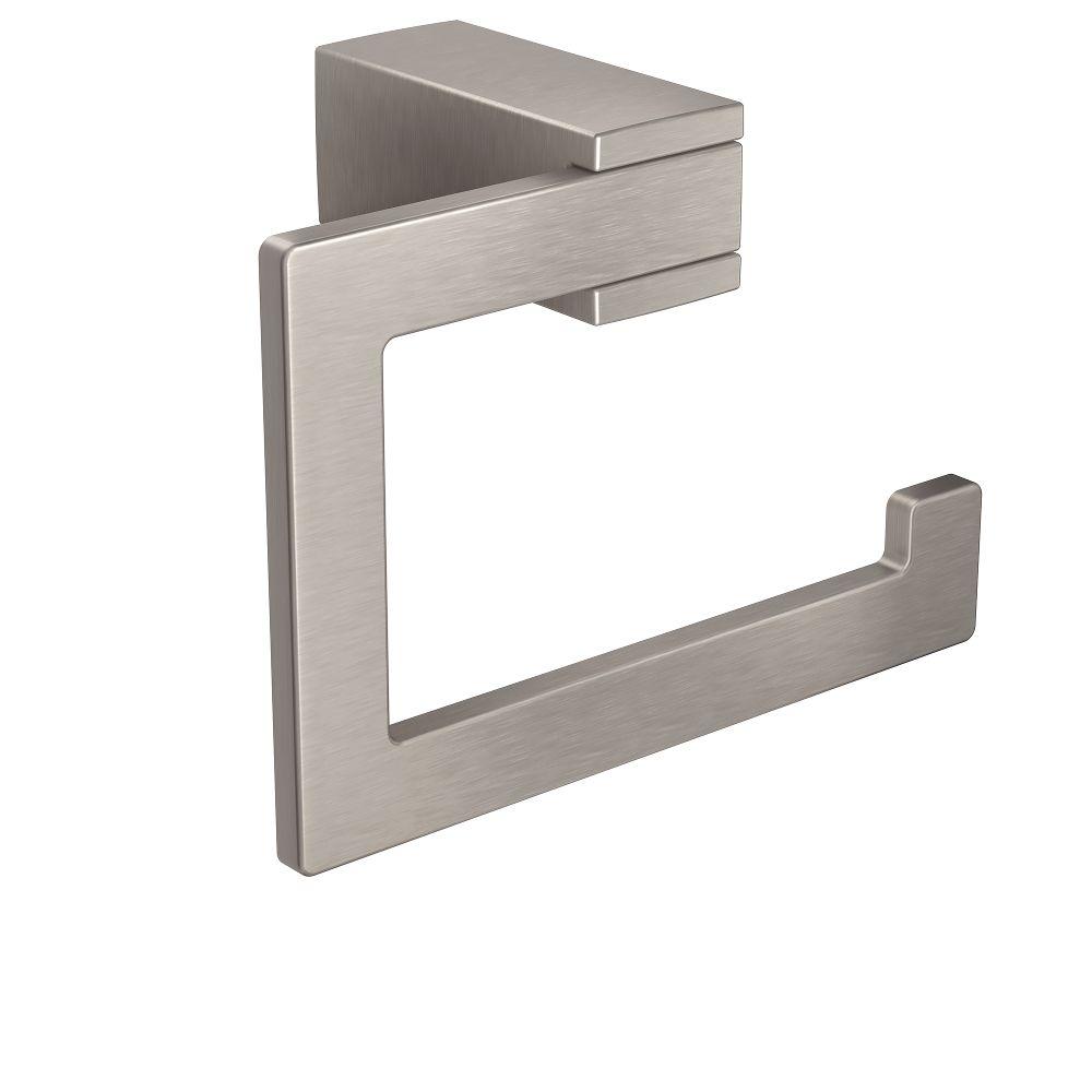 MOEN Kyvos Single Post Toilet Paper Holder In Brushed Nickel BP3708BN   Spot Resist Brushed Nickel Moen Toilet Paper Holders Bp3708bn 64 1000 