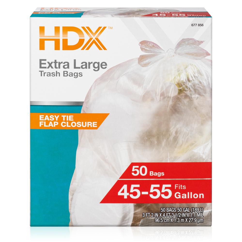 large thick clear plastic bags