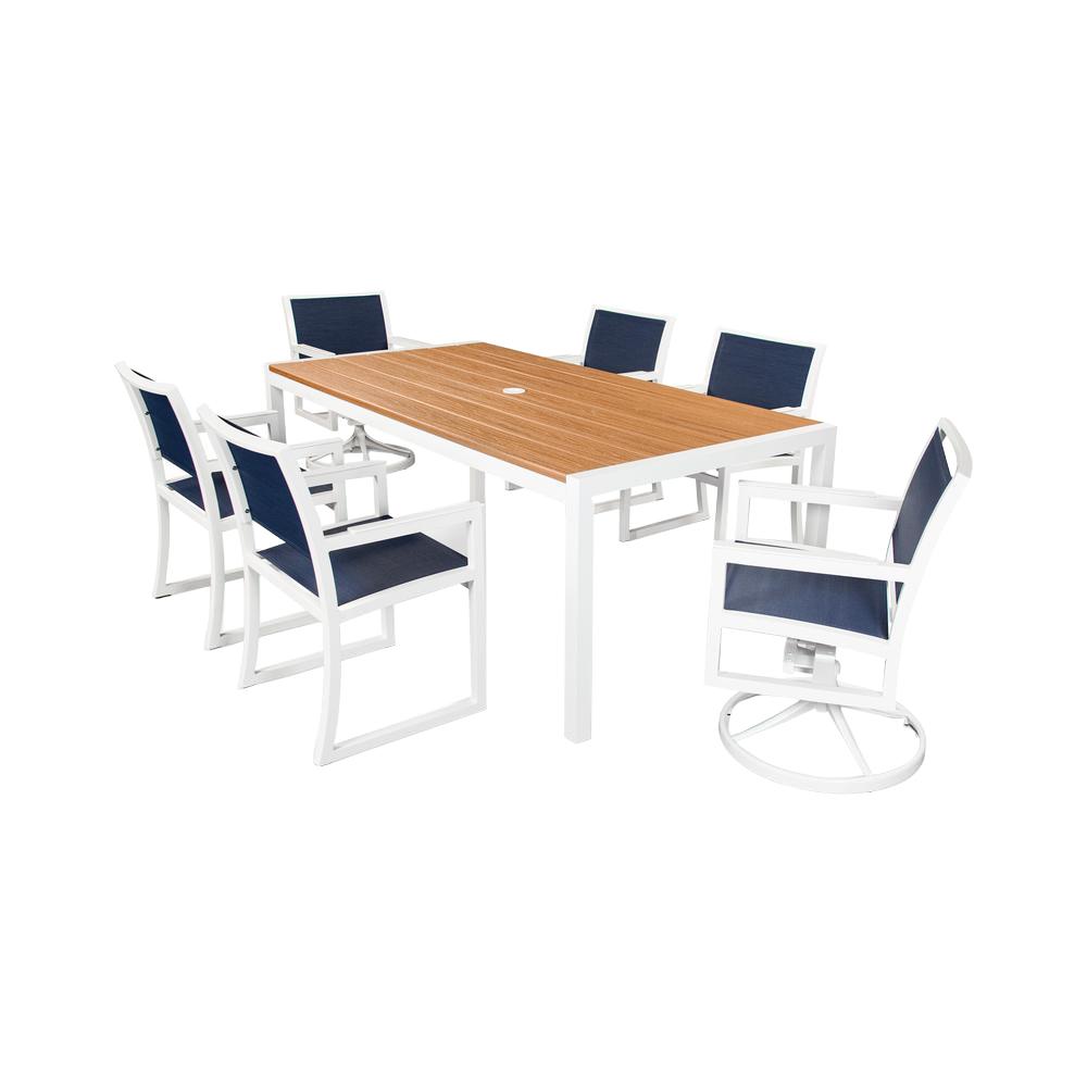 Trex Outdoor Furniture Parsons 7 Piece Plastic Patio Dining Trex Outdoor Furniture Parsons 7 Piece Plastic Patio Dining Set