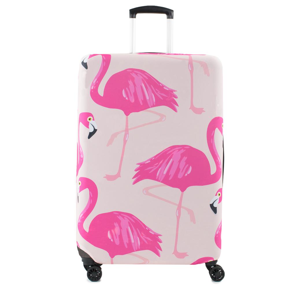 pink flamingo luggage