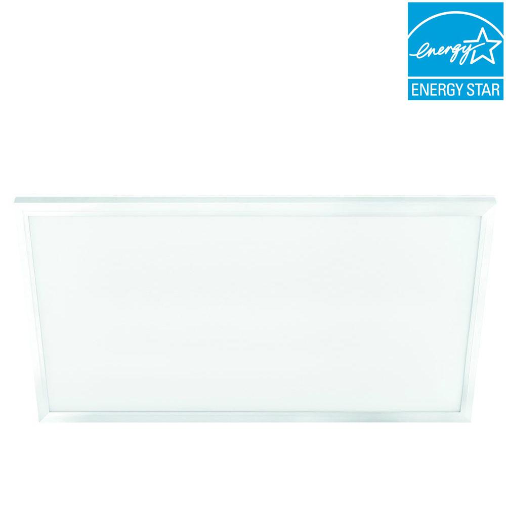 Commercial Electric 2 Ft X 4 White Led Edge Lit Flat Panel T Commercial Electric 2 Ft X 4 White Led Edge Lit Flat Panel