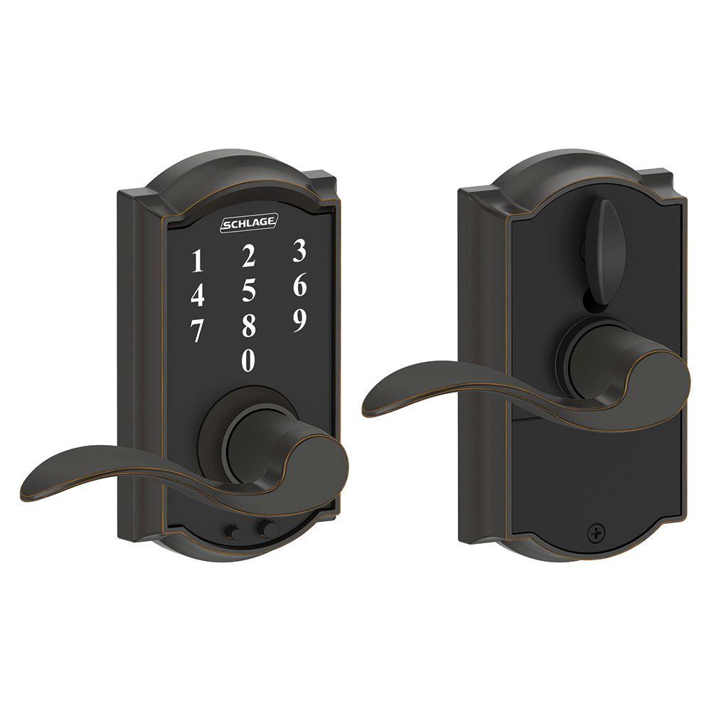 keyless exterior door lock