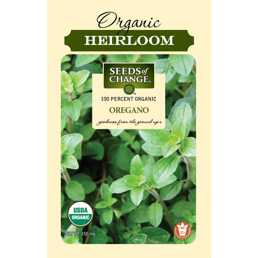 Seeds of Change Organic Greek Oregano Seed07292 The Home Depot