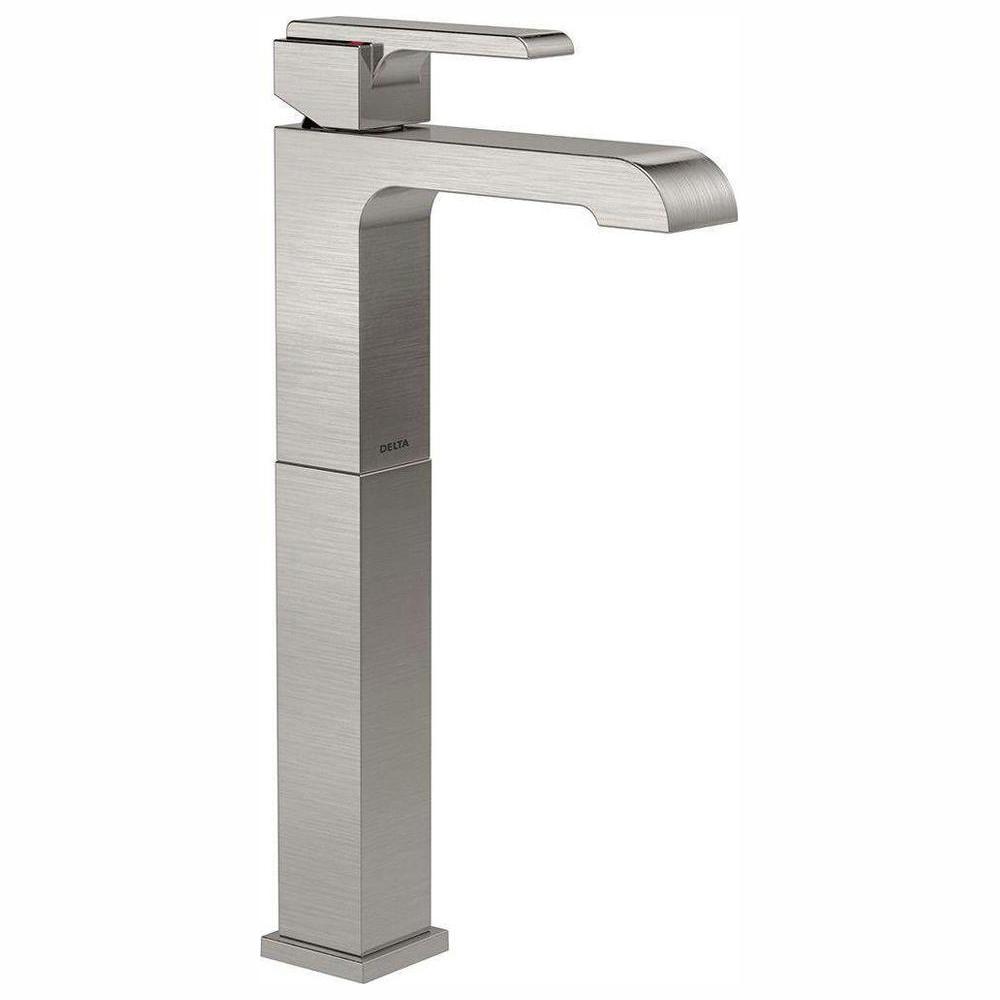 Delta Ara Single Hole Single-Handle Vessel Bathroom Faucet ...