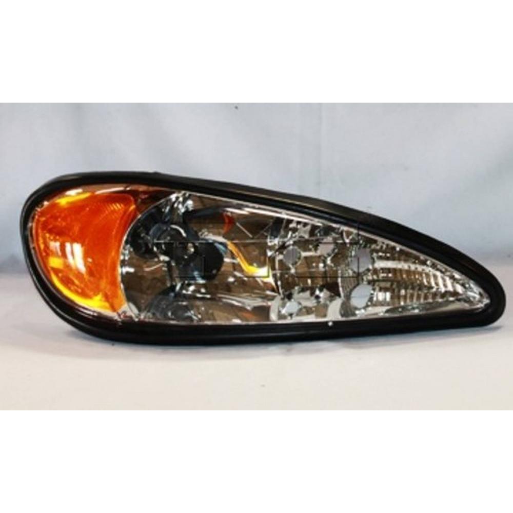 Tyc Headlight Assembly 1999 2001 Pontiac Grand Am 2 4l 20 5539 00 9 The Home Depot