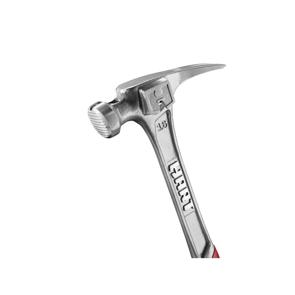 Steel Framing Hammer 16 oz Straight Claw Nail Puller W/ Comfort Grip