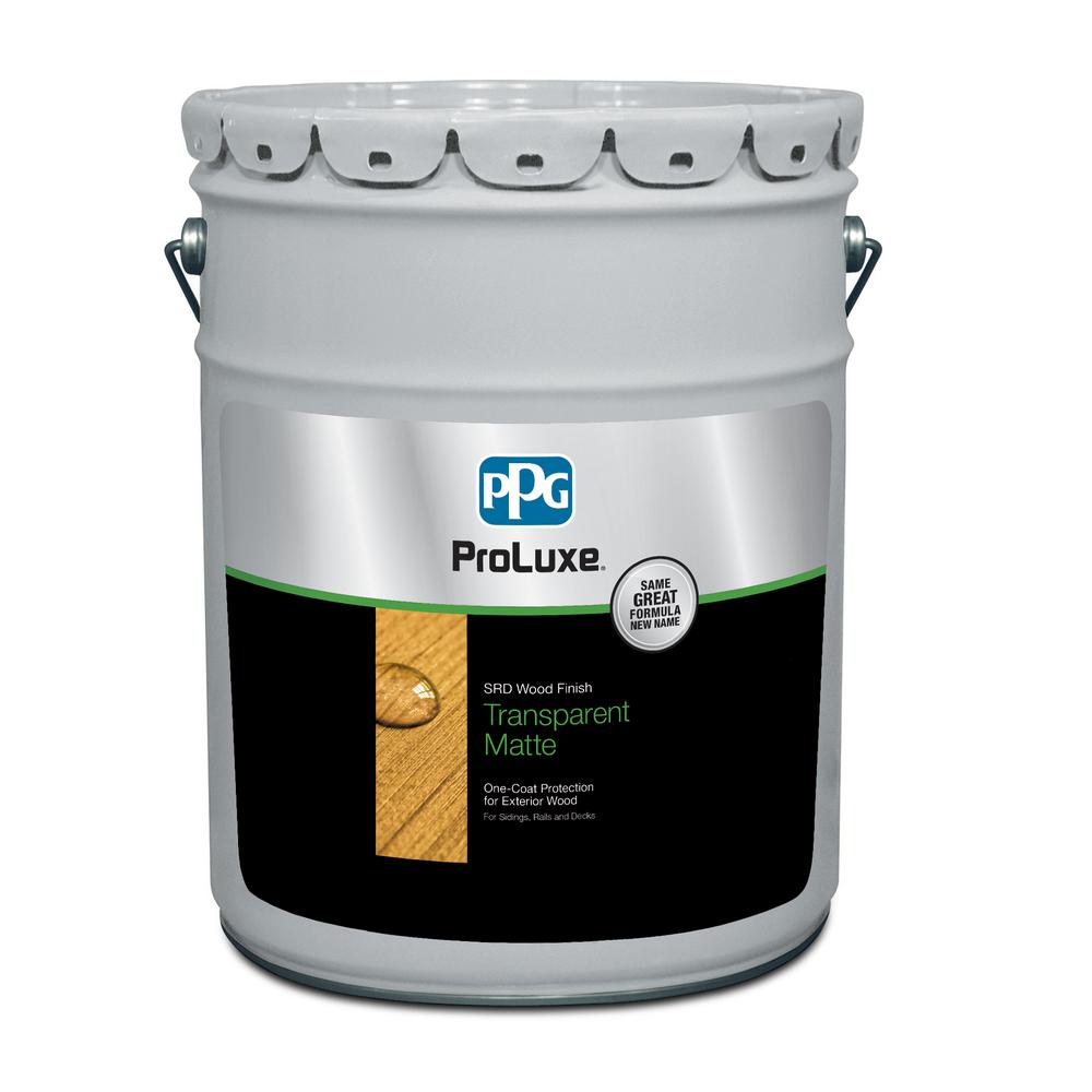 PPG ProLuxe 5 Gal. Natural Cetol SRD Exterior Wood Finish-SIK240-078-05 ...