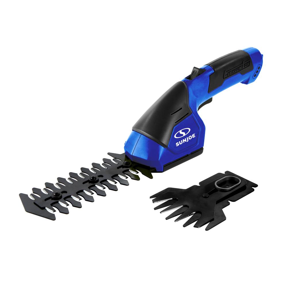 Sun Joe 7.2Volt Cordless Electric 2in1 Grass Shear and Hedge Trimmer in Dark BlueHJ604CSJB