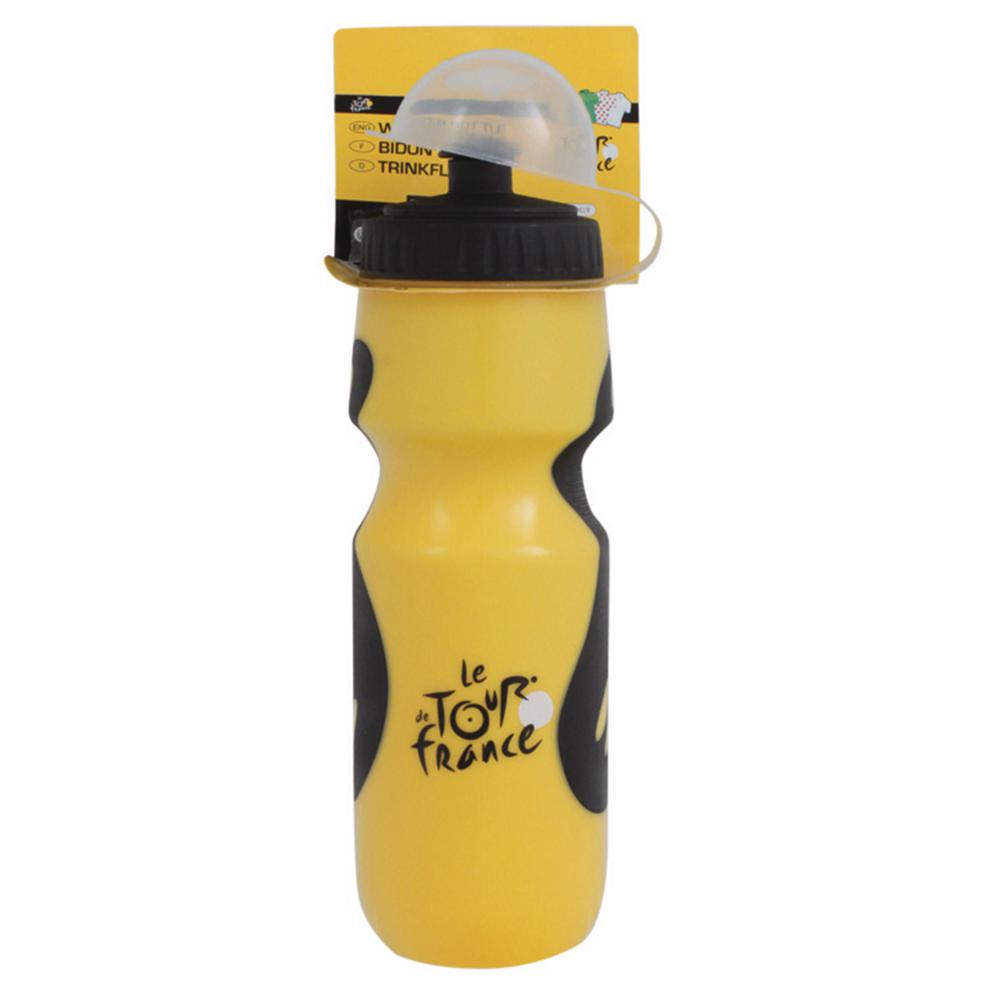 yellow bike water bottle