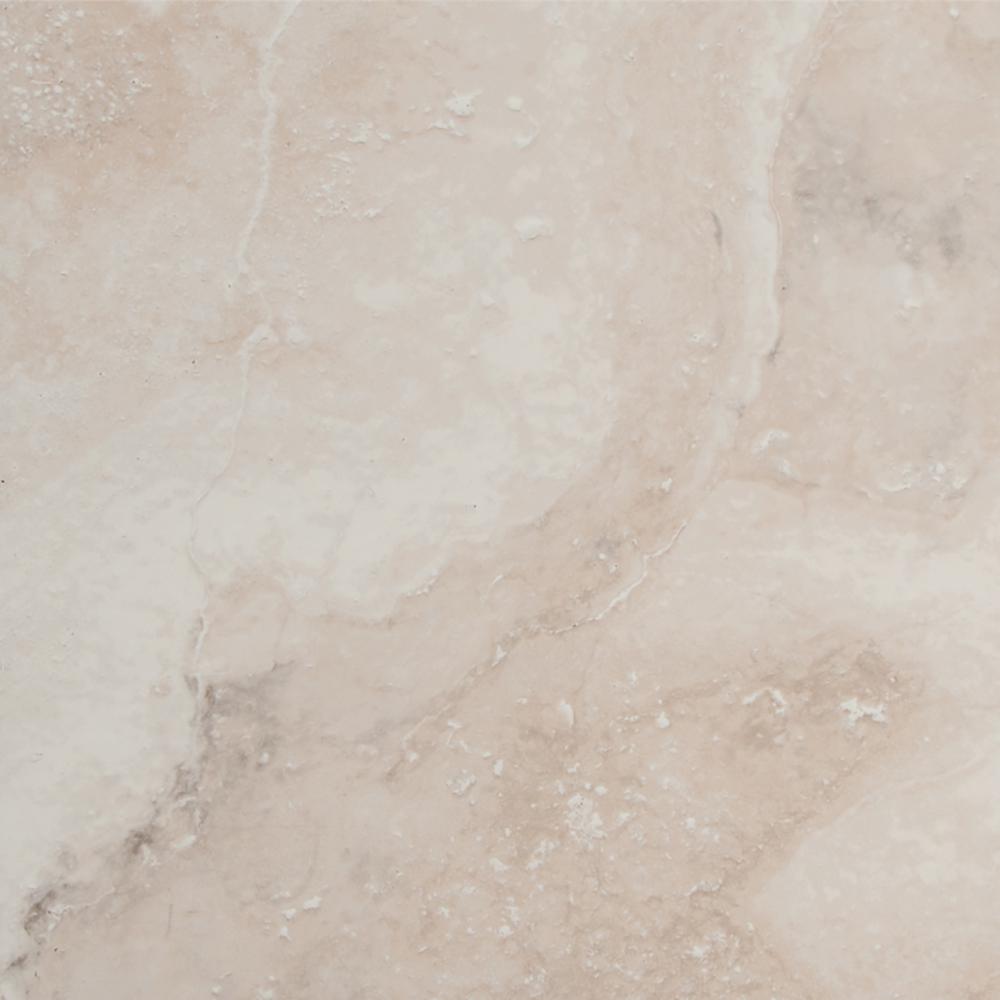 Msi Tuscany Ivory 18 In X Honed Travertine Floor And Wall Forte Ivory 18 In X Glazed Ceramic Floor And