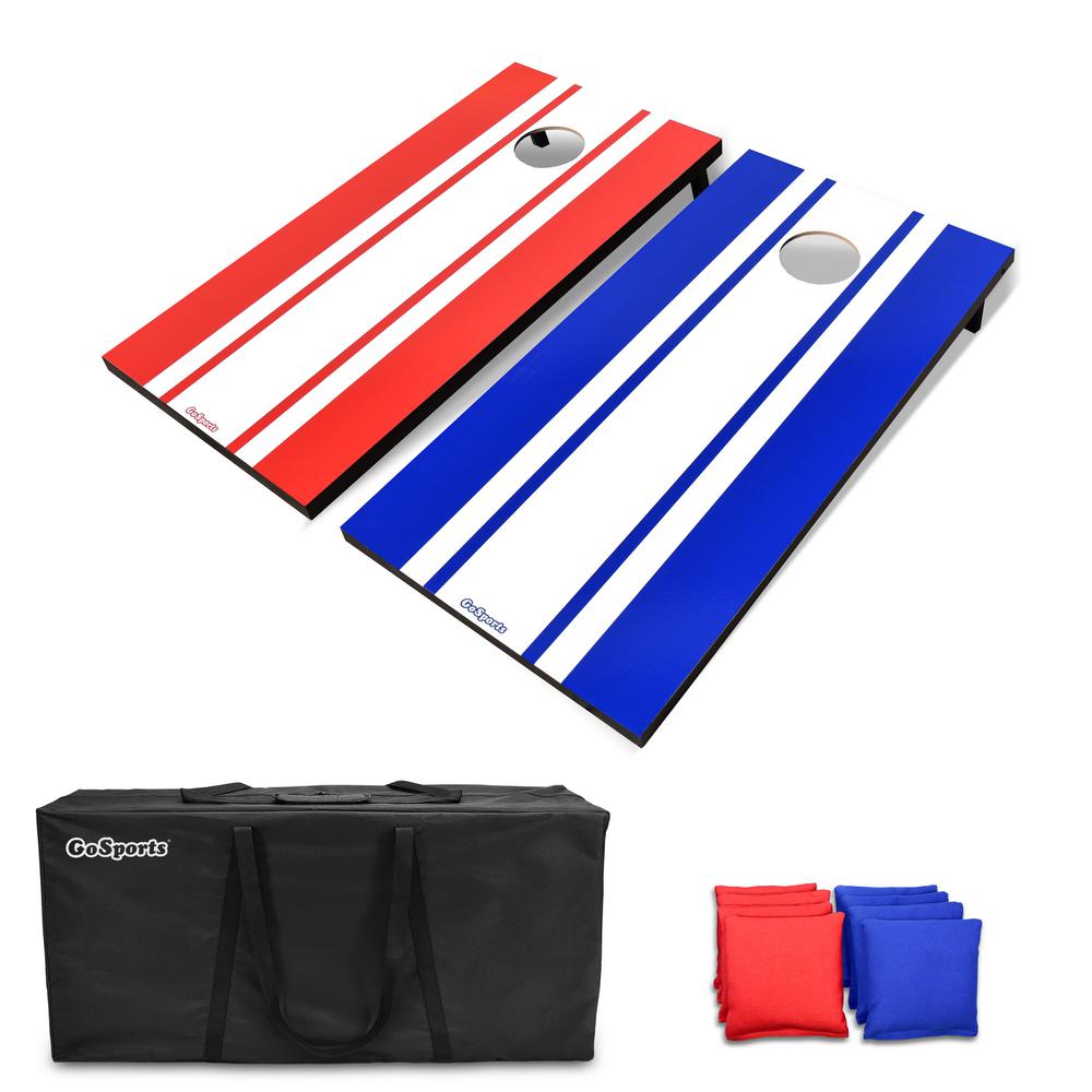 JO haxTON Cornhole Games Cornhole Sets with 2 MDF Cornhole Boards and 8 Cornhole Bean Bags for Kids and Adults,Portable& Foldable Toss Game Sets for Camping Garden Outdoor and Indoor Party Games 
