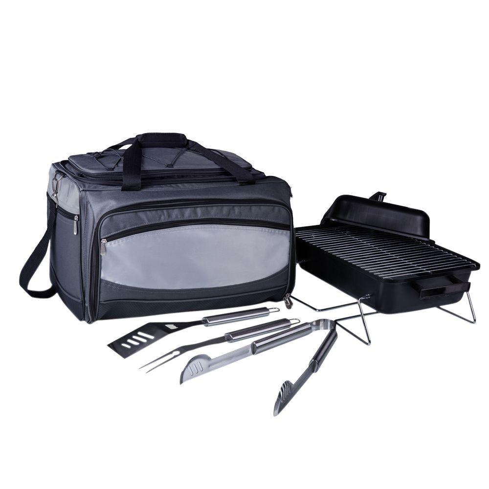 PICNIC TIME NCAA Unisex BBQ Kit Cooler Tote with Barbecue and Picnic Accessories
