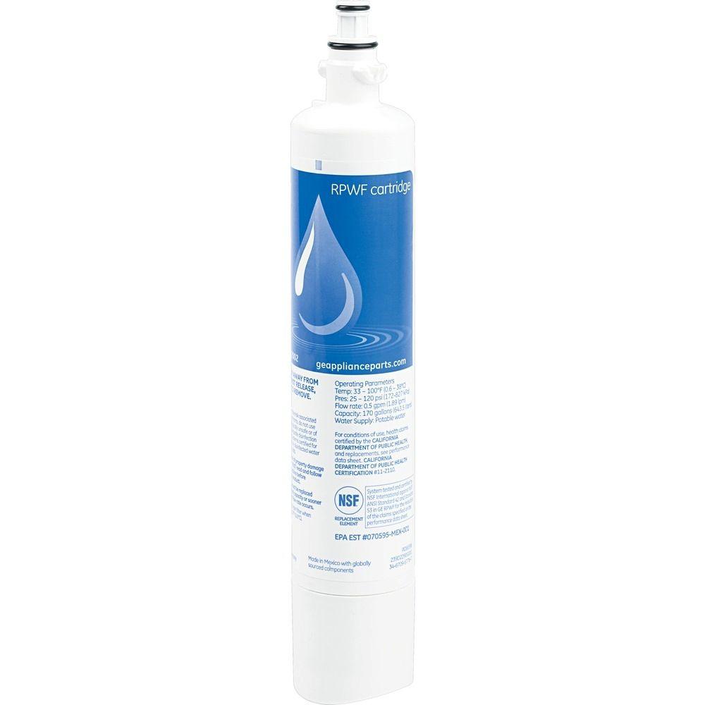 GE Genuine Replacement Refrigerator Water FilterRPWF The Home Depot