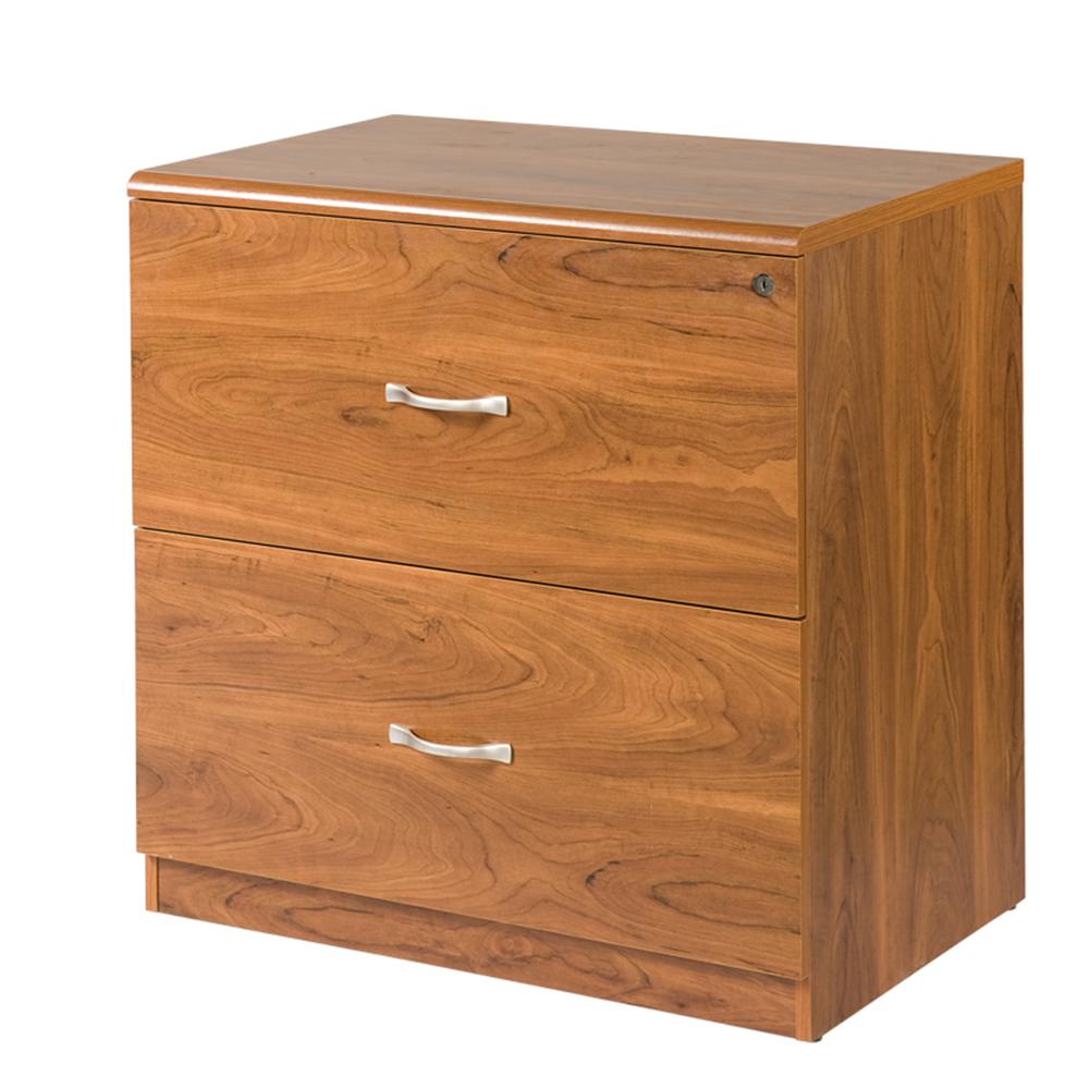 Os Home And Office Furniture 2 Drawer Brown Lateral File With Full