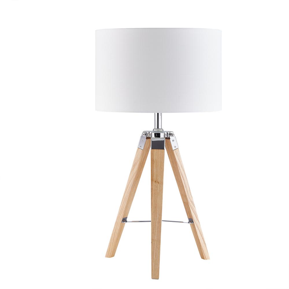 wooden tripod table lamp base