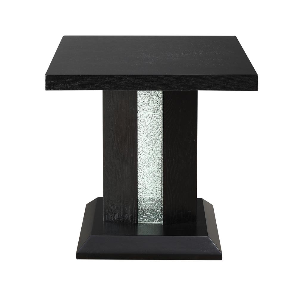 Acme Furniture Bernice Black And Led End Table 81652 The Acme Furniture Bernice Black And Led End Table 81652 The