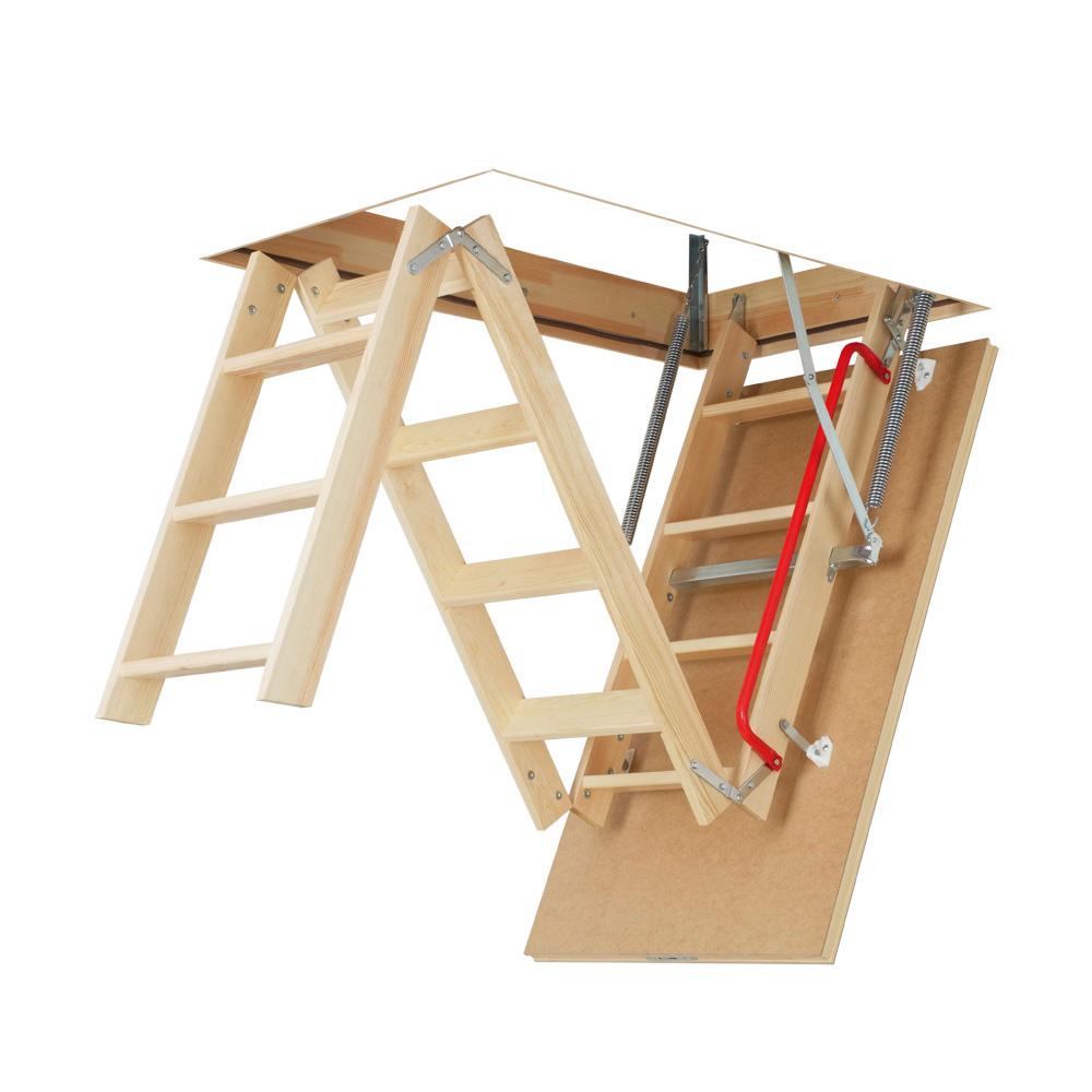 Insulated Wood Attic Ladder 300 lb. Load Capacity Type IA Duty Rating 8 ft. 716987118316 eBay