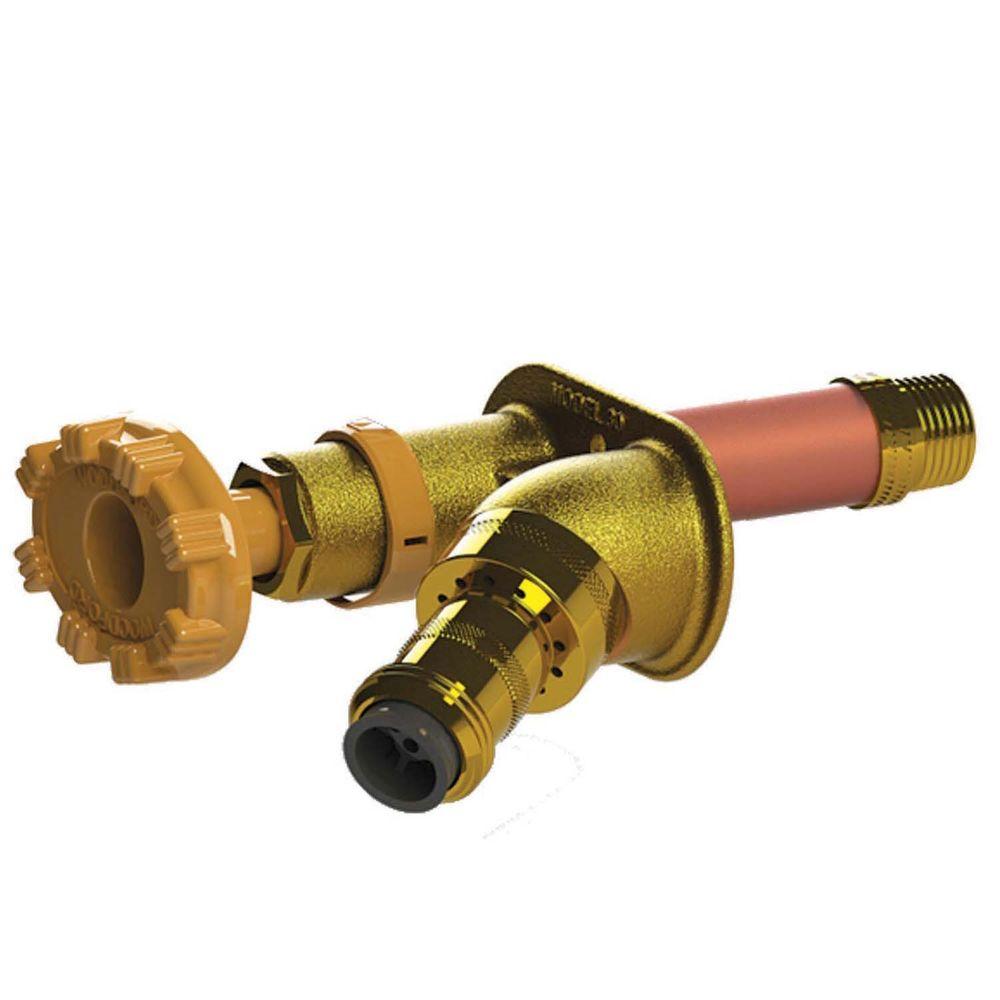 Prier C-534T10 10-Inch Loose Key Self Draining Anti-Siphon Freezeless Hydrant with 3//4-Inch MPT and 1//2-Inch FPT