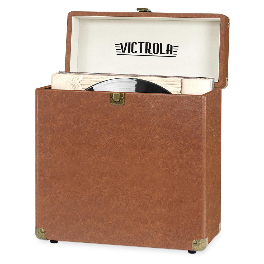 victrola storage case for vinyl turntable record
