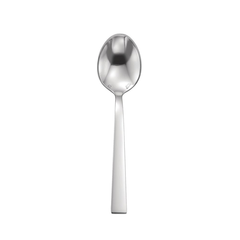 Oneida Elevation Round Bowl Soup Spoons 18 10 Stainless Steel Set Of 12 T283srbf The Home Depot