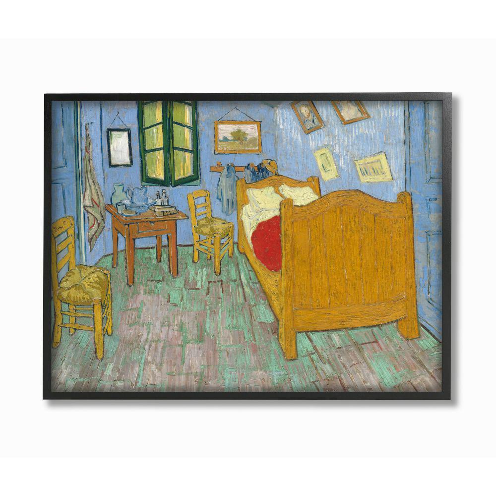 11 In X 14 In Van Gogh The Bedroom Post Impressionist Painting By Vincent Van Gogh Framed Wall Art