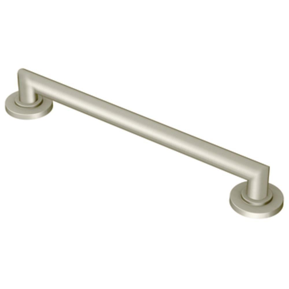 Moen Arris 12 In Grab Bar Brushed Nickel Yg0812bn The Home Depot