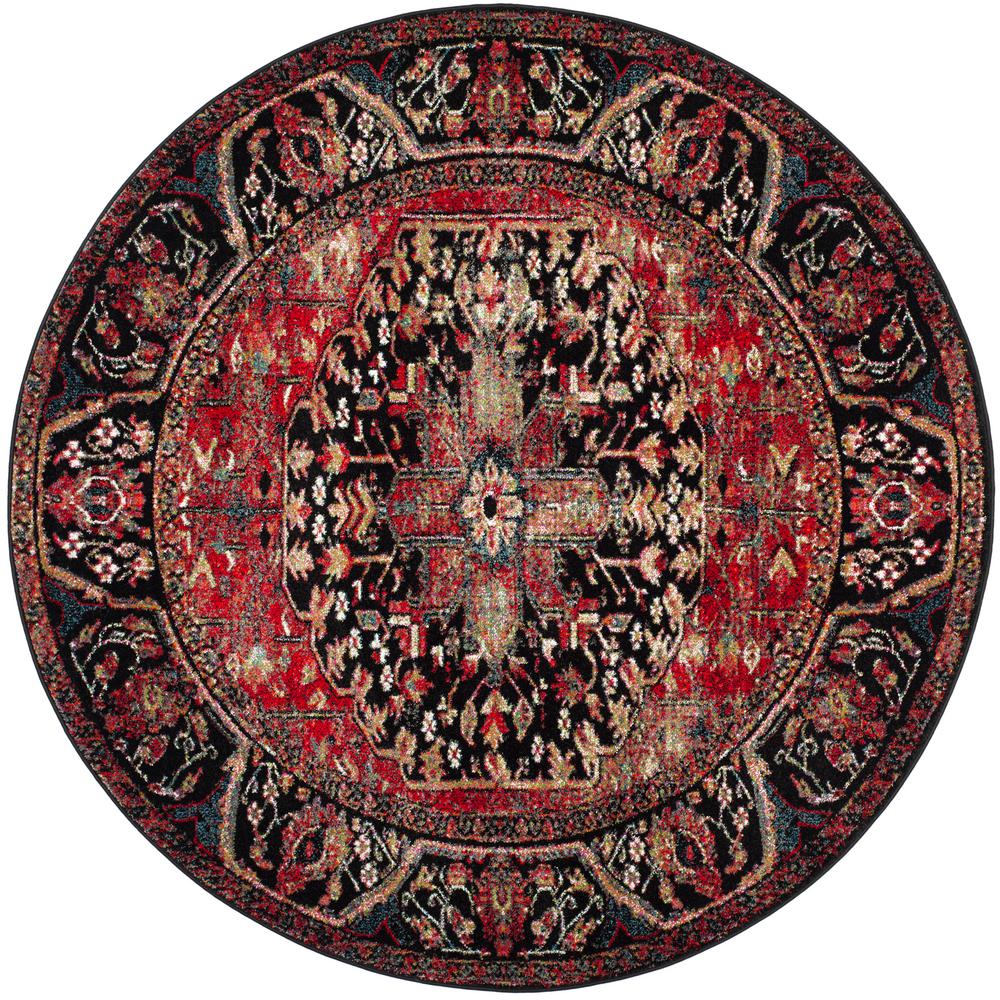 Safavieh Vintage Hamadan Red Multi 9 Ft X 12 Area Rug Vth219a Vintage Hamadan Red Multi 7 Ft X Round Area Rug