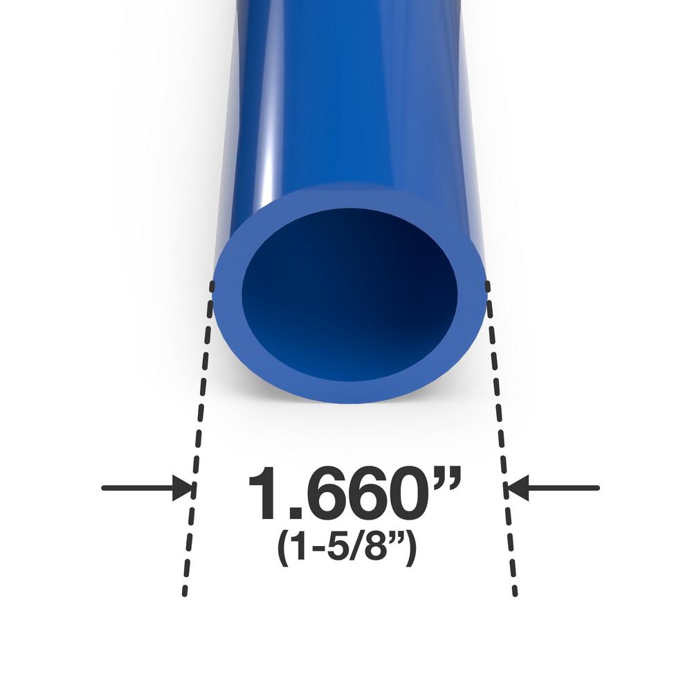 1-1//4/" Schedule 40 Pipe x 12/" Long 0.14/" Wall Thickness 1.66/" OD x 1.38/" ID