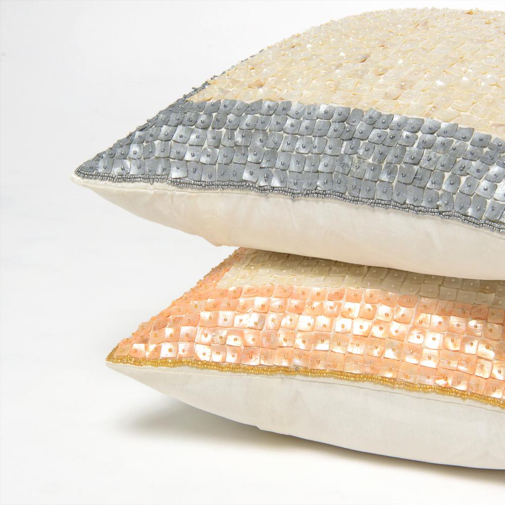 Best Home Fashion Bordered Mother Of Pearl Gold Geometric
