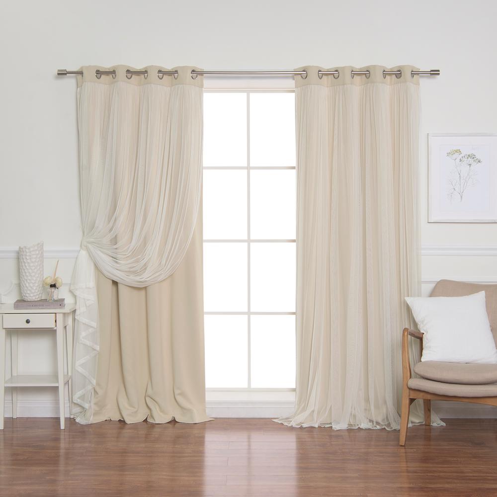 Sun Zero Blackout Gavin 84 in. L Blackout Curtain Panel in Black-44028
