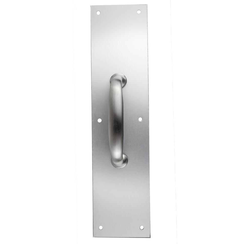 Taco 3.5 in. x 15 in. Aluminum Pull Plate and Handle-GH-PP5310-AL - The ...