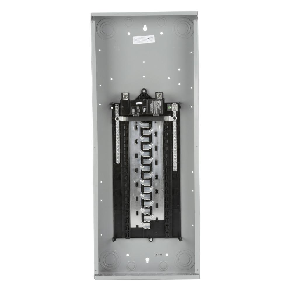 Siemens 40-Circuit 30-Space 200-Amp Load Main Breaker Electrical Panel Box