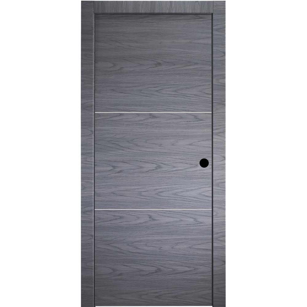 Belldinni 32 In X 80 In Luna 2h Blue Shadow Finished Aluminum