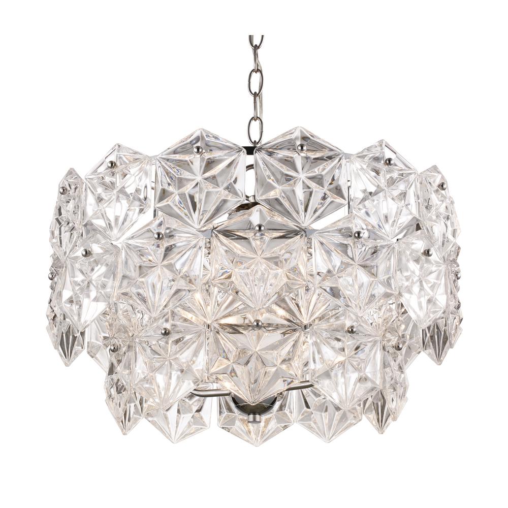 Bel Air Lighting Tangier 4 Light Polished Chrome Pendant Jp 5 Pc Bel Air Lighting Tangier 4 Light Polished Chrome Pendant