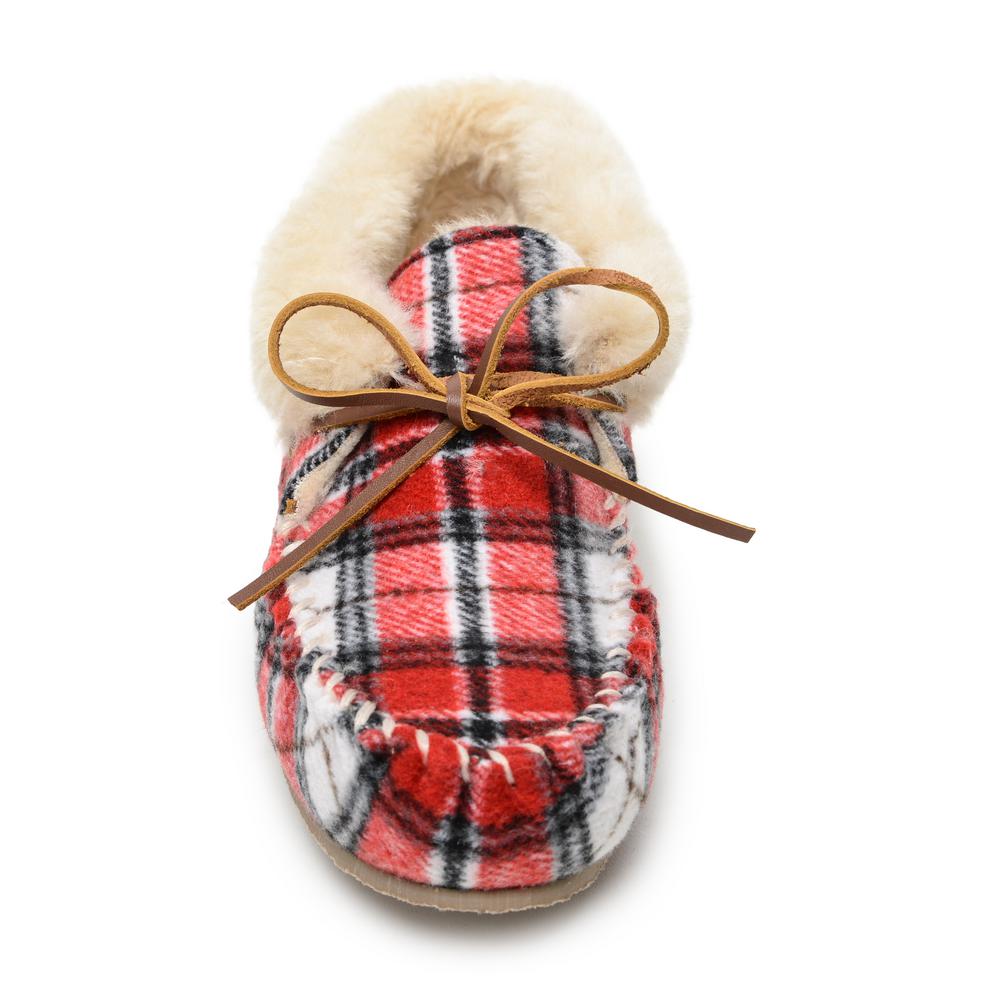 womens plaid slippers