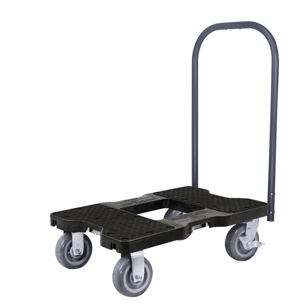 SNAP-LOC 1200 LB Capacity E-Track Push Cart Dolly - Red Professional Moving Cart - View #11