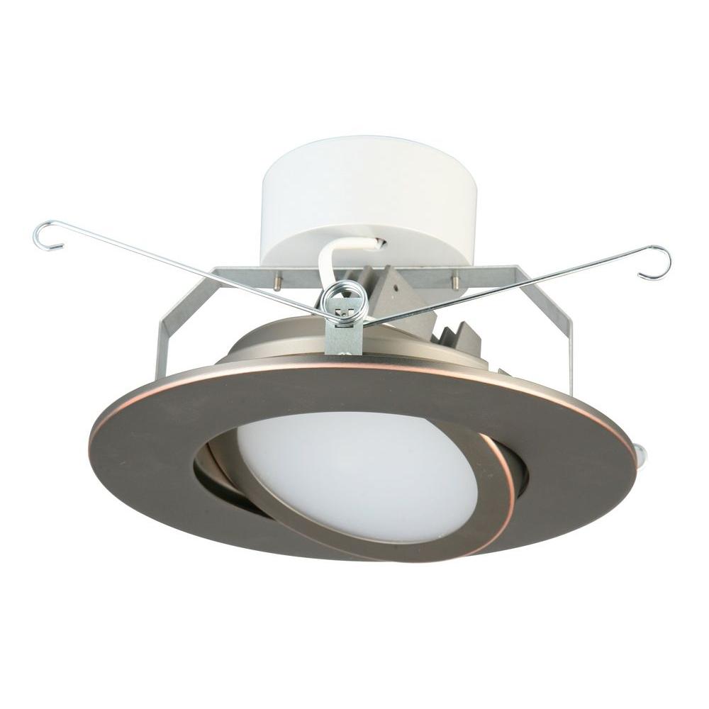 6 In Lithonia Lighting Recessed The Home Oil Rubbed Bronze Recessed Gimbal Led Module 3000k