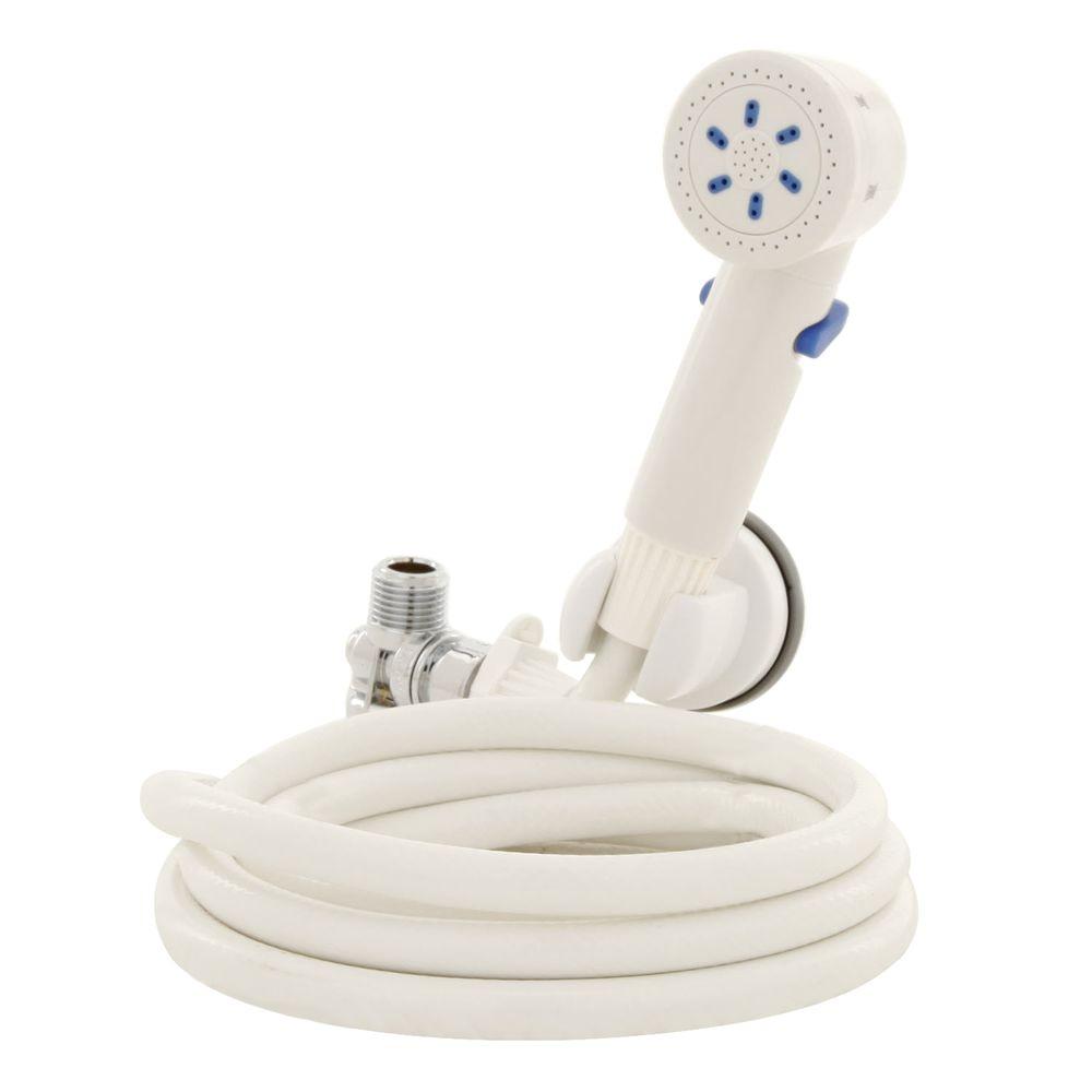 RINSE ACE Assisted Bather 3-Spray handheld showerhead plus 8 ft. Hose