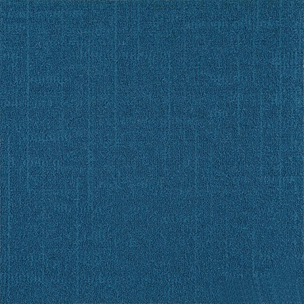 Blues Carpet Tile The Home Depot Reed Blue Loop 19 68 In X Carpet Tile 8 Tiles