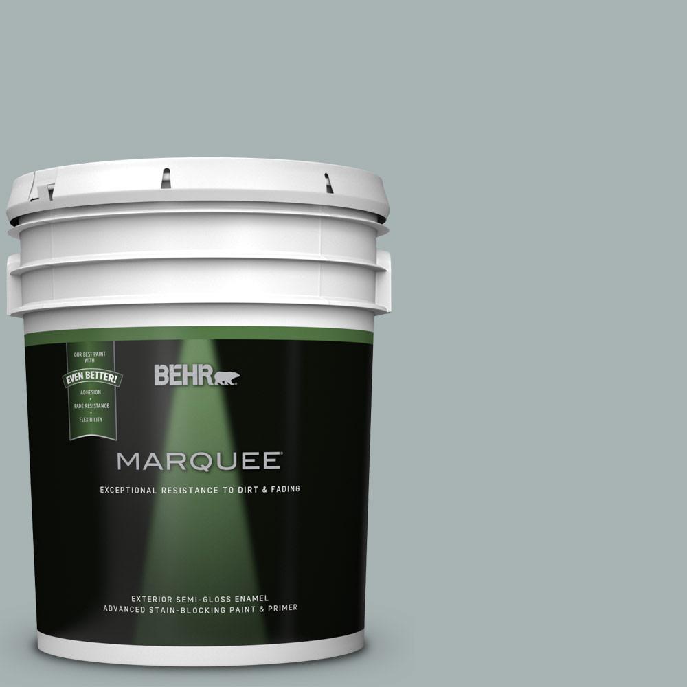 BEHR MARQUEE 5gal. 730F4 Flint Smoke SemiGloss Enamel Exterior