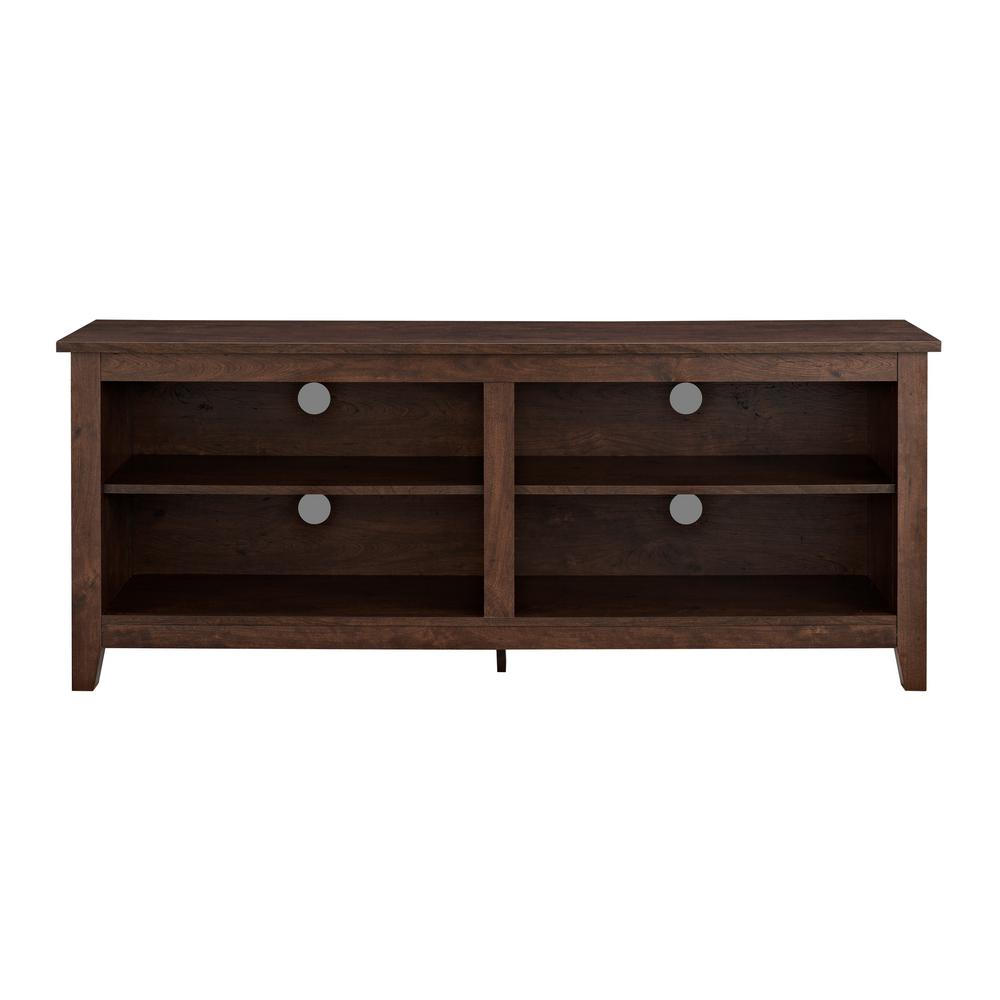 Walker Edison Furniture Company 58 In Wood Tv Media Stand Storage Walker Edison Furniture Company 58 In Wood Tv Media Stand Storage Console Traditional Brown Hd58csptb The Home Depot