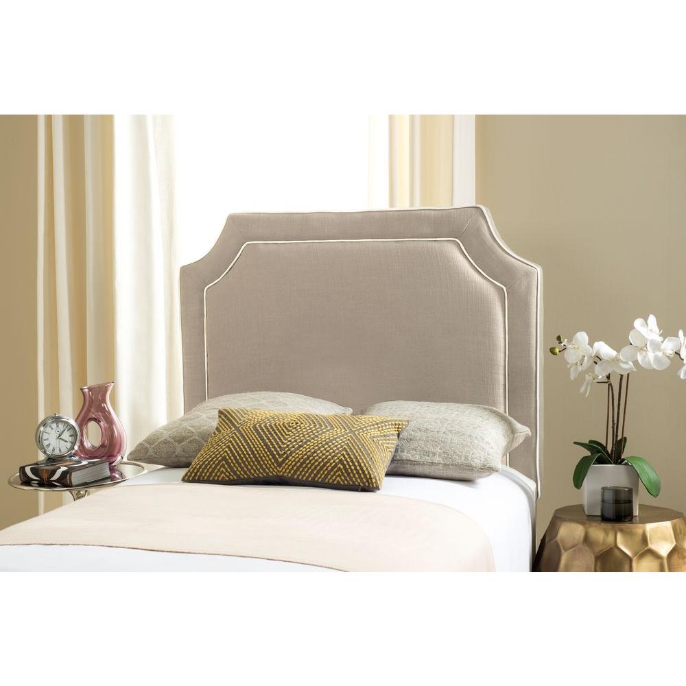 Safavieh Dane Grey Twin Headboard Mcr4032d The Home Depot Safavieh Dane Grey Twin Headboard