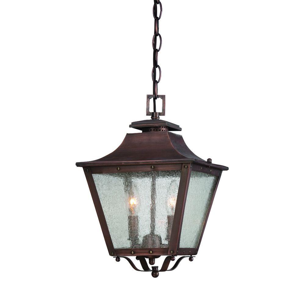 Acclaim Lighting Lafayette 2-Light Copper Patina Outdoor Hanging ...