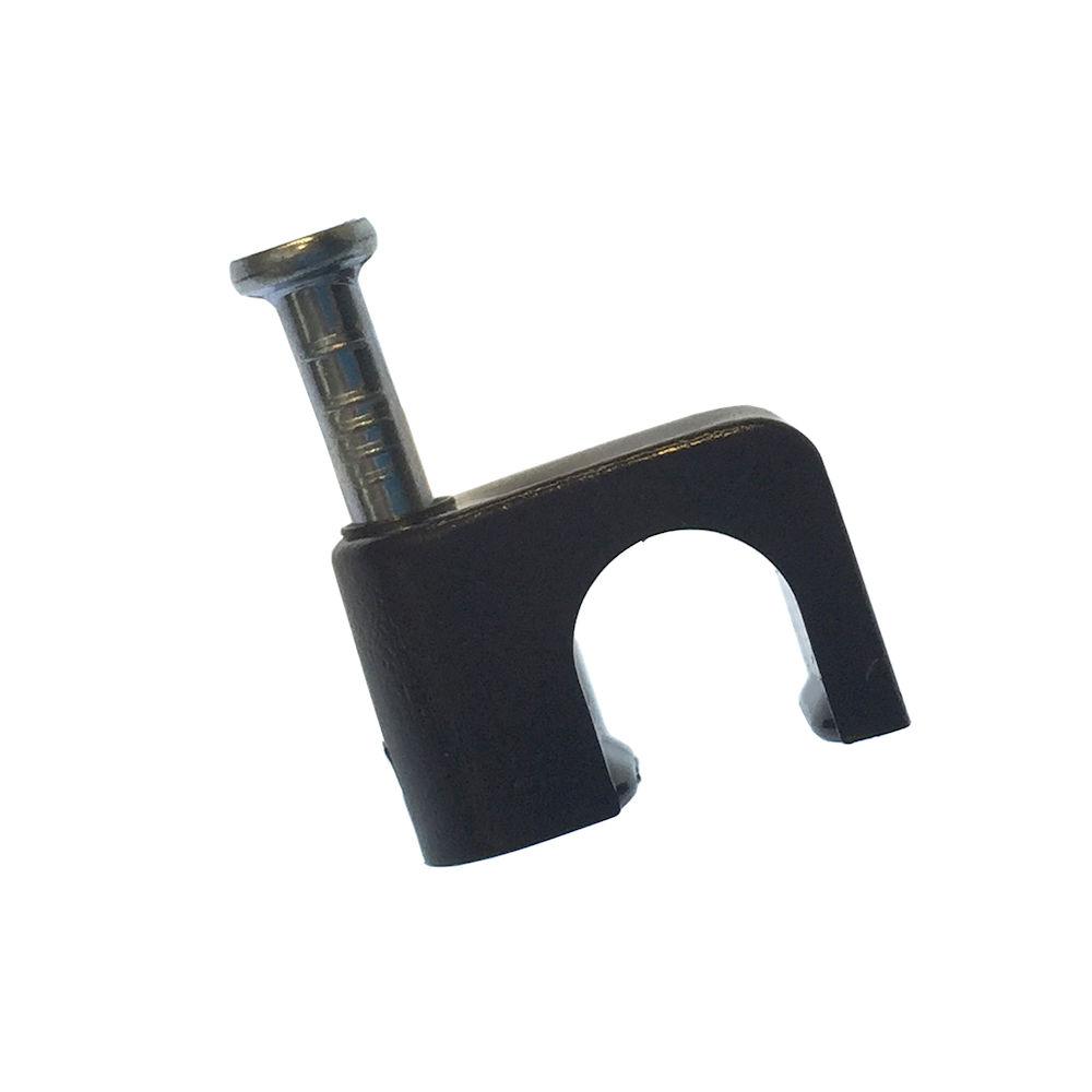 Vigoro 4 In Weed Barrier Landscape Fabric Garden Staples 75 Pack Black Polyethylene Clip On Coaxial Masonry Staples 25