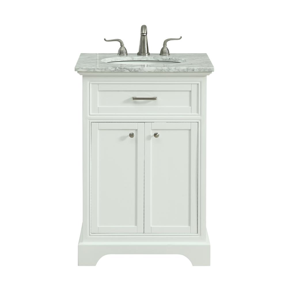 Easton 24 in. Single Bathroom Vanity with 1-Shelf 2-Doors ...