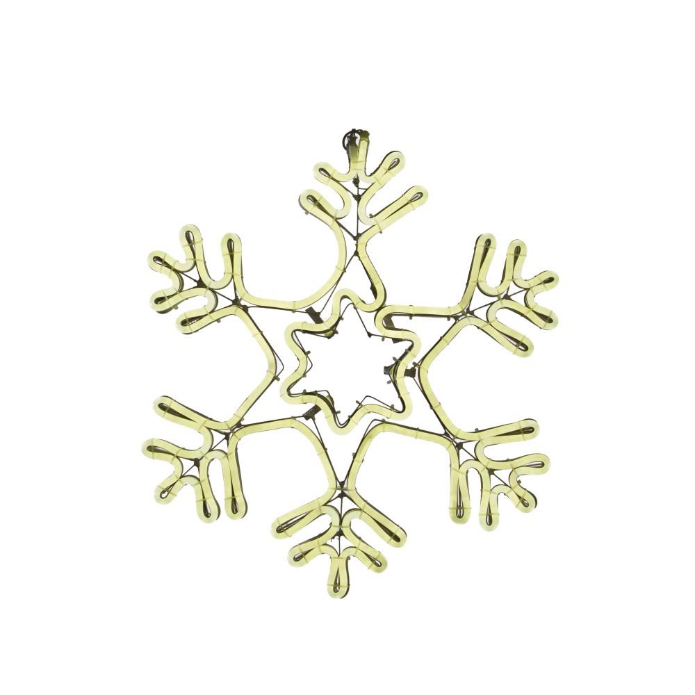 Martha Stewart Living Plug In Holiday Decorations The Home Depot Warm White Outdoor Lighted 18i In Snowflake